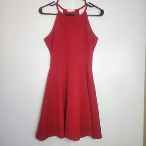 Olivia Rae Red Cocktail/Semi-Formal Midi Dress, Size M